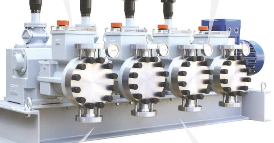 Bomba dosificadora OBL Topline X9 en configuración multicabezal